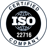 ISO 22716 logo ISO certified